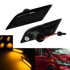 1 Paar Blinker LED Seitenblinker Schwarz 7LA949101/102 Für VW Transporter T6.1