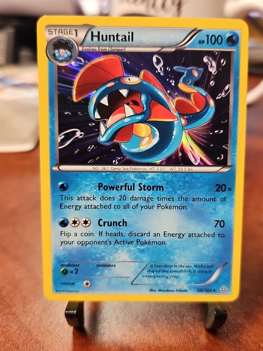 huntail pokemon card value Huntail Holo Primal Clash Pokemon Card 50/160 NM