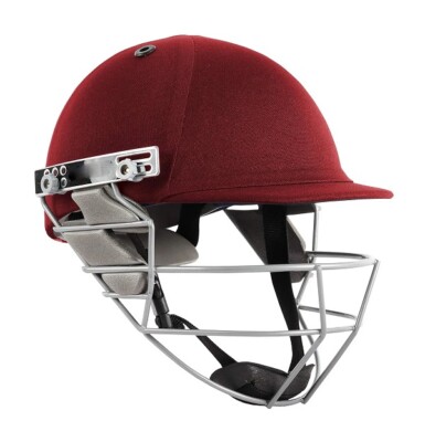 Star Steel Cricket Helmet Adult Size Maroon