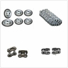 45 Steel 04C Chain Drive Sprocket 9 - 80 Tooth / Roller Chain / Chain Connector