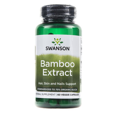Swanson Bambus-Extrakt 300 mg, 60 Kapseln