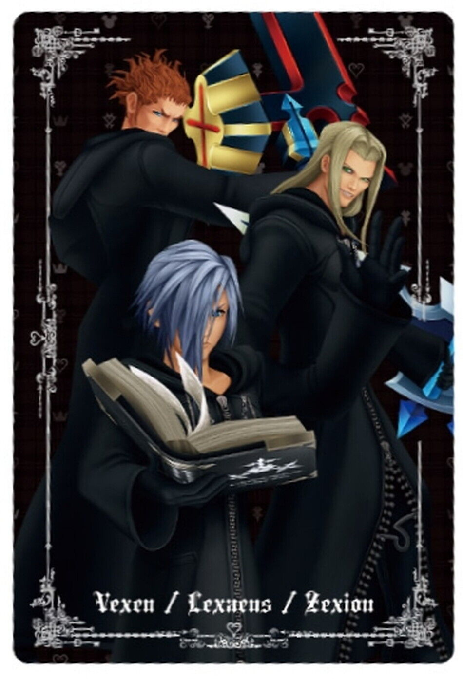 Kingdom Hearts 20th Anniv. Trading Card W#1 Roxas BANDAI Japan 