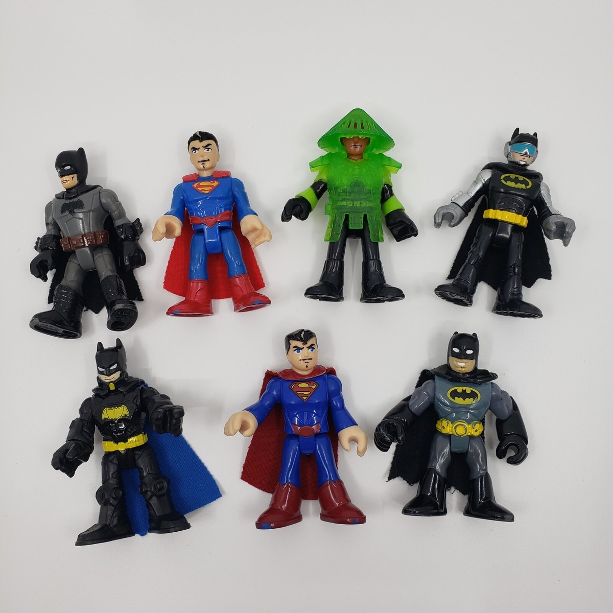 Lot of Imaginext DC Super Friends Batman Superman John Stewart Green  Lantern