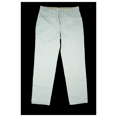 BRAX 621 Uomo Chino Tessuto Jeans Pantaloni Dritto Estate S 46 W32