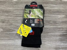 Salomon XA 2 Pack of Socks - size 36-38 Euro - (2x pairs) - blk/red & blk/grey