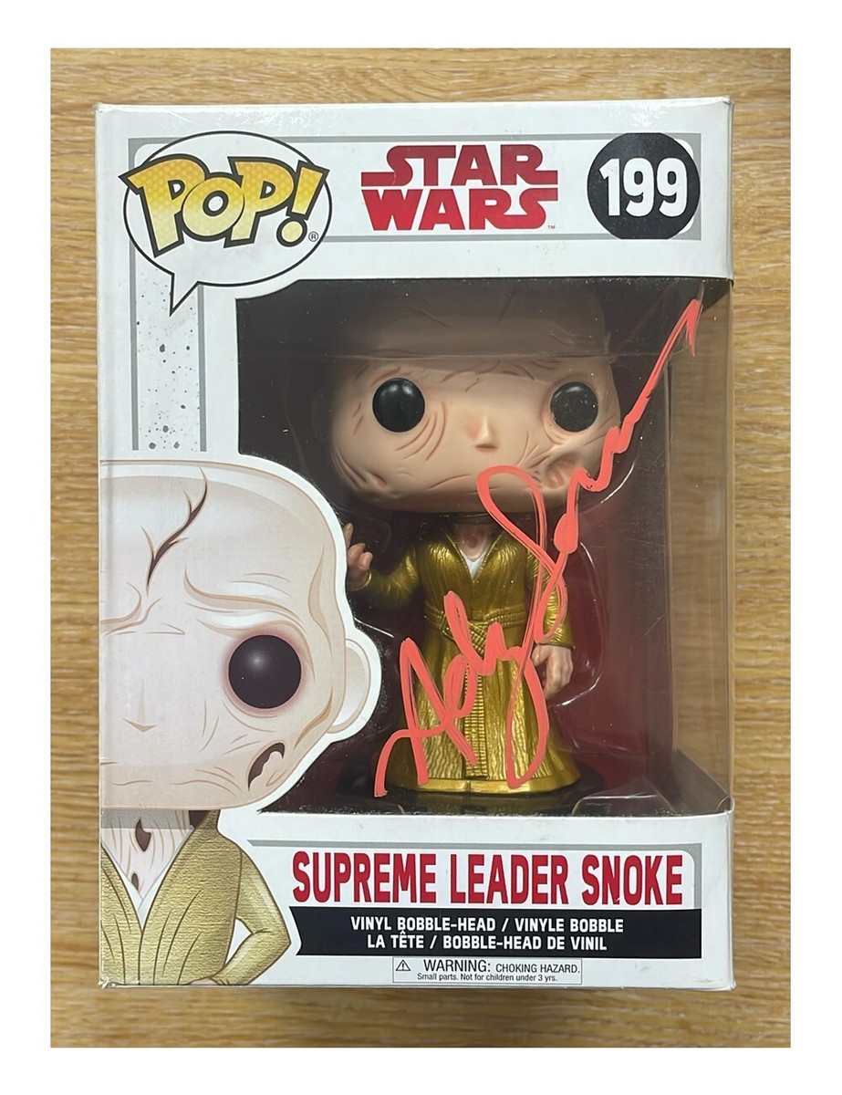 Star Wars Supreme Leader Snoke Funko Pop! #199 Signed by Andy