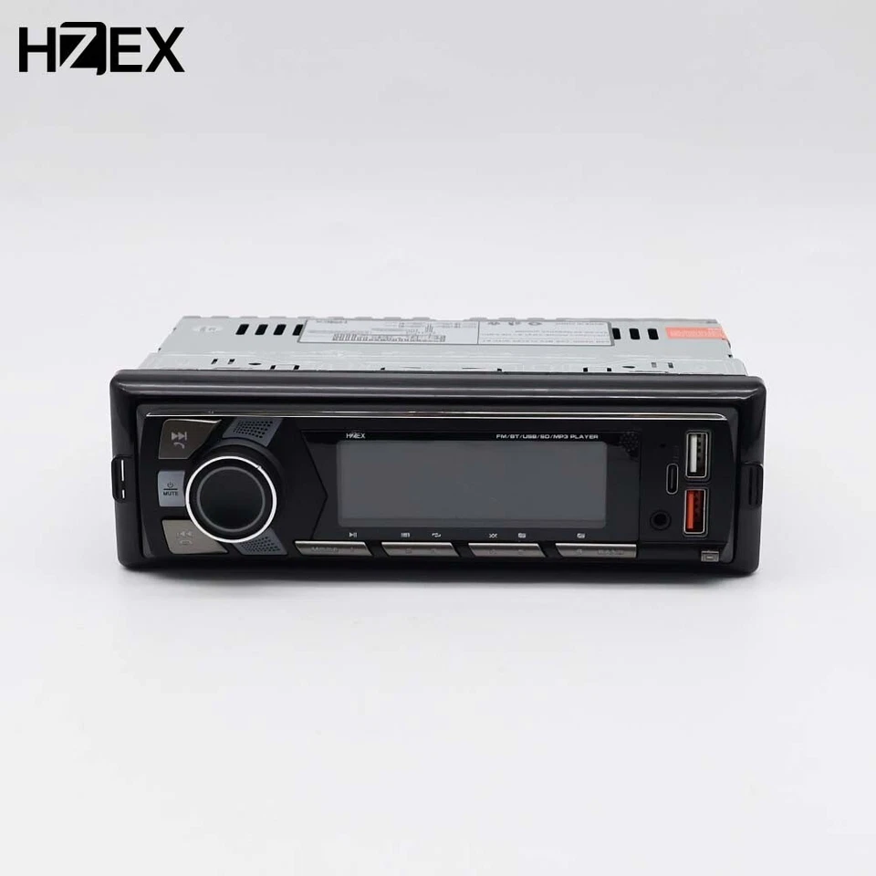 HZEX Single Din Bluetooth Car Stereo, Mechless Media Player AM/FM/USB/SD/AUX - Image 4 of 4