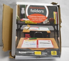 C-Line Classroom Connector Two-Pocket Folders - CLI32006 25 Per Box