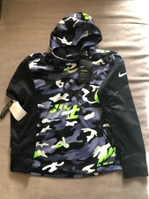 NIKE DRI FIT CAMO HOODIE BOYS LARGE NWT