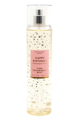 Bath Body Works Champagne Toast Happy Birthday Mist 8 fl oz | eBay