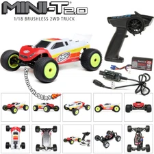 Losi Mini-T MiniT 2.0 1/18th Scale RC Remote Control RTR Ready to Run (Red)