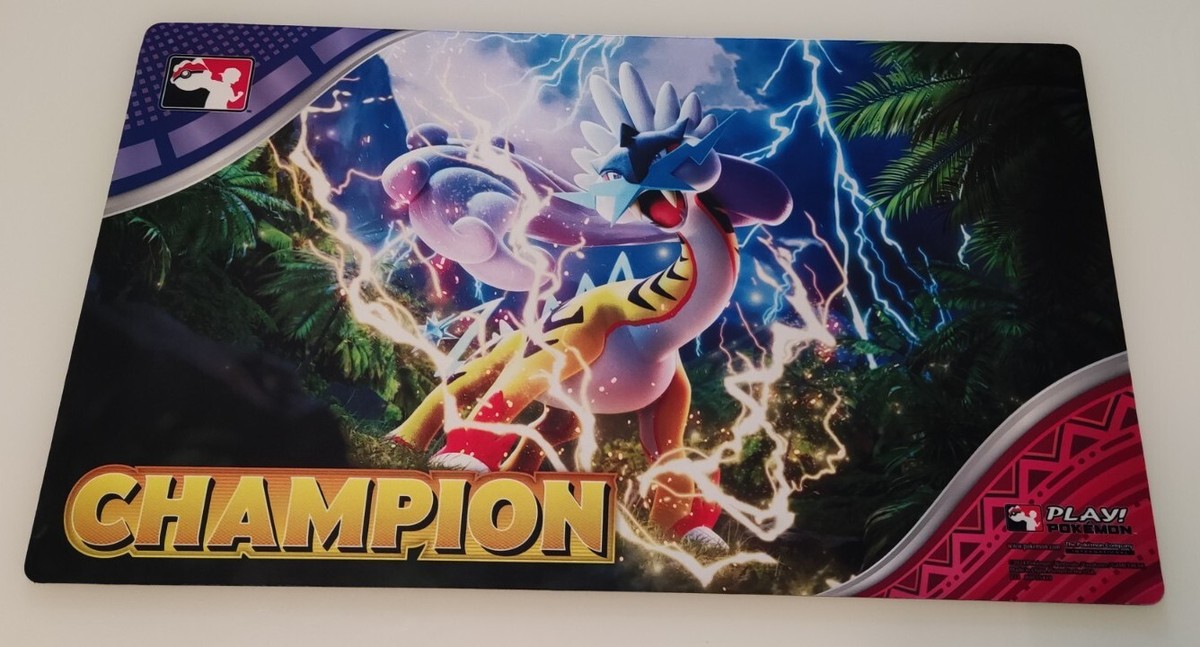 Playmat Tappetino Pokemon Raging Bolt Champion League Cup | eBay