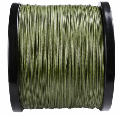 Lenza Intrecciata Dyneema Corda Da Pesca Intrecciata Dyneema Power Line | 100-2000 Metri, Carico 6-300 Libbre | Verde Militare A Bassa Visibilità Linea Da Pesca Alta Resistenza - Foto 11