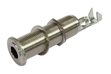 Switchcraft Stereo Long Threaded Barrel 1/4" Input/Output Jack - Nickel