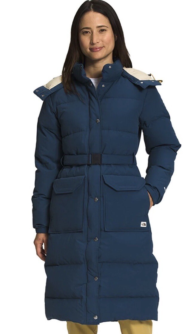 Women’s The North Face Sierra Long Down Parka  Size M Shady Blue