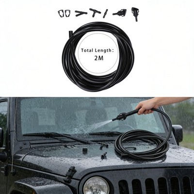 For Many Auto Models: Universal Windshield Washer Jet Nozzle Kit