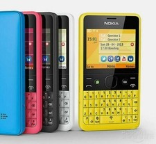 Nokia Asha 210 Dual SIM GSM QWERTY Tastiera Cellulare Bluetooth +1 anno di garanzia