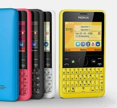 Nokia Asha 210 Dual SIM GSM QWERTY Keyboard Bluetooth CellPhone +1 year warranty