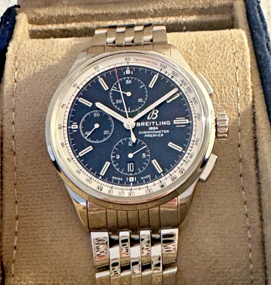 Breitling Premier Chronograph 42, A13315351B1A1 - wenig getragen - Bild 3 von 4