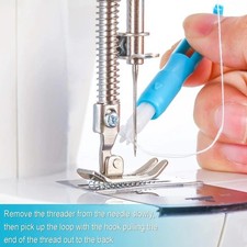 1pc Sewing Machine Needle Threader Inserter Automatic Threading Tool - NEW*