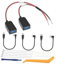 YQMAJIM Dashcam Power Adapter, Universal Compatible with All Models,Dual DC