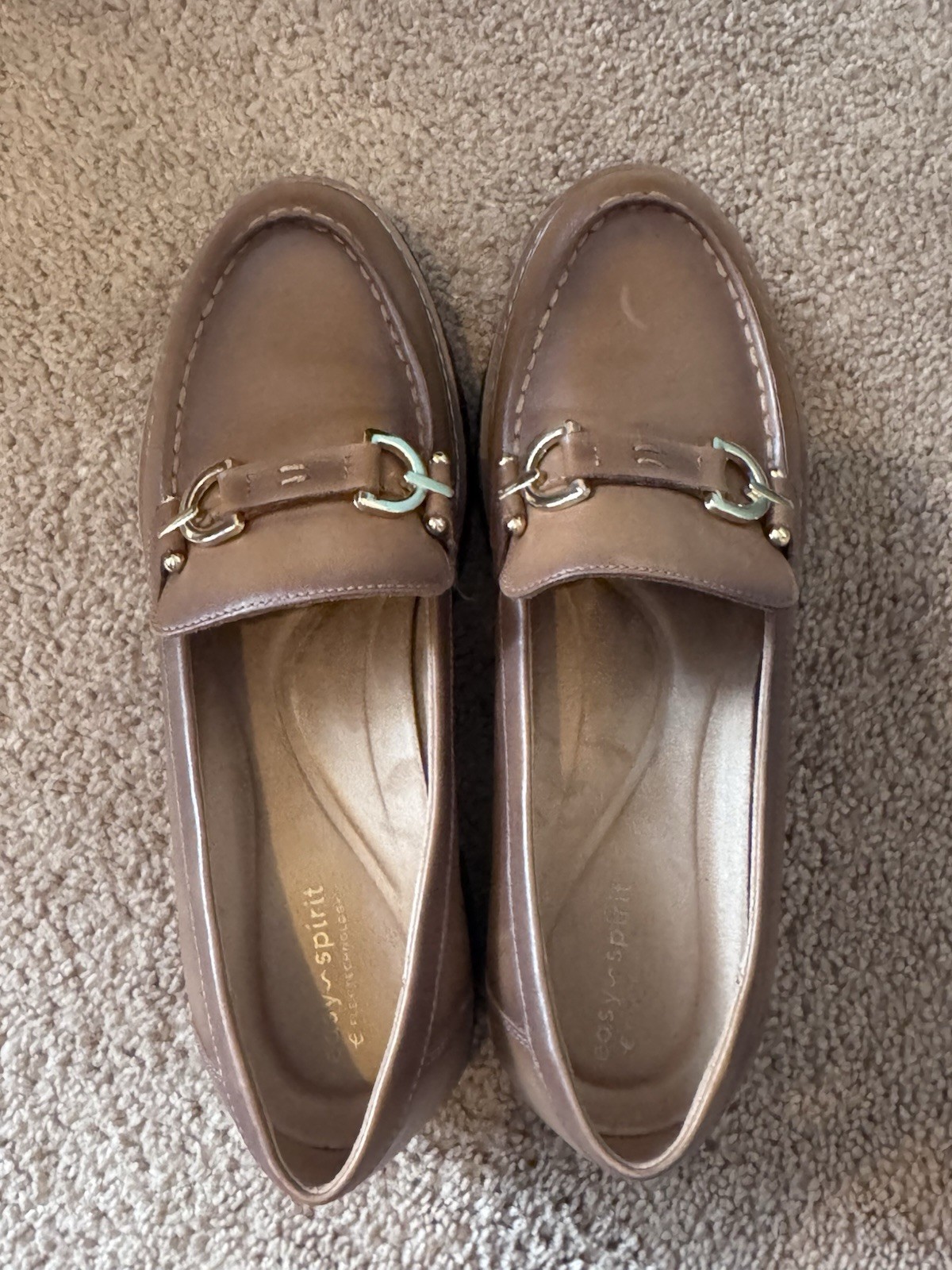 Women’s Easy Spirit Leather Loafers Size 10M