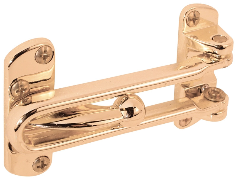 Prime Line U 9897 Swing Bar Door Guard, Brass