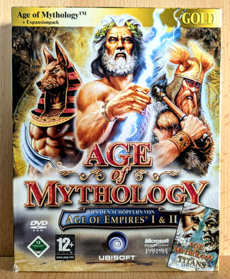 Age of Mythology GOLD Box-Edition für PC in gutem OVP-Zustand - limitiert