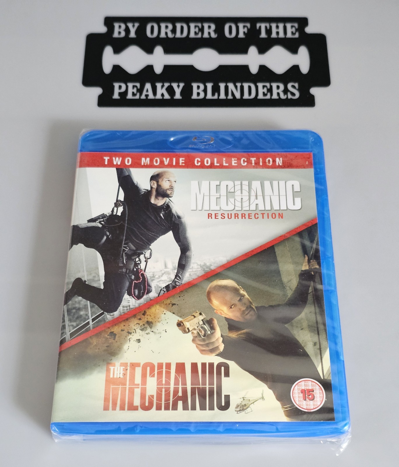 THE MECHANIC / MECHANIC RESURRECTION BLU-RAY TWO MOVIE COLLECTION JASON STATHAM