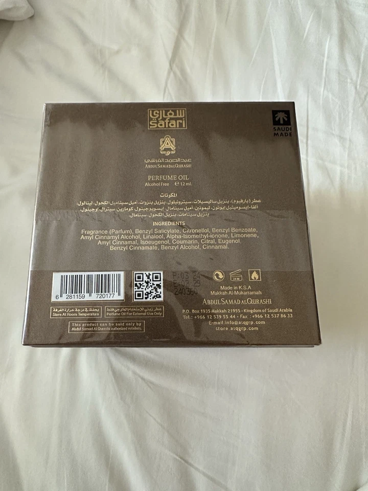 Abdul Samad Al Qurashi Safari Men And Women 6ml + 12ml - Bild 2 von 3