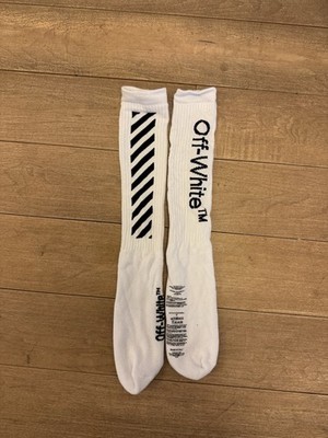 Herren Socken Off White Weiß Gr. Ca. 42-45