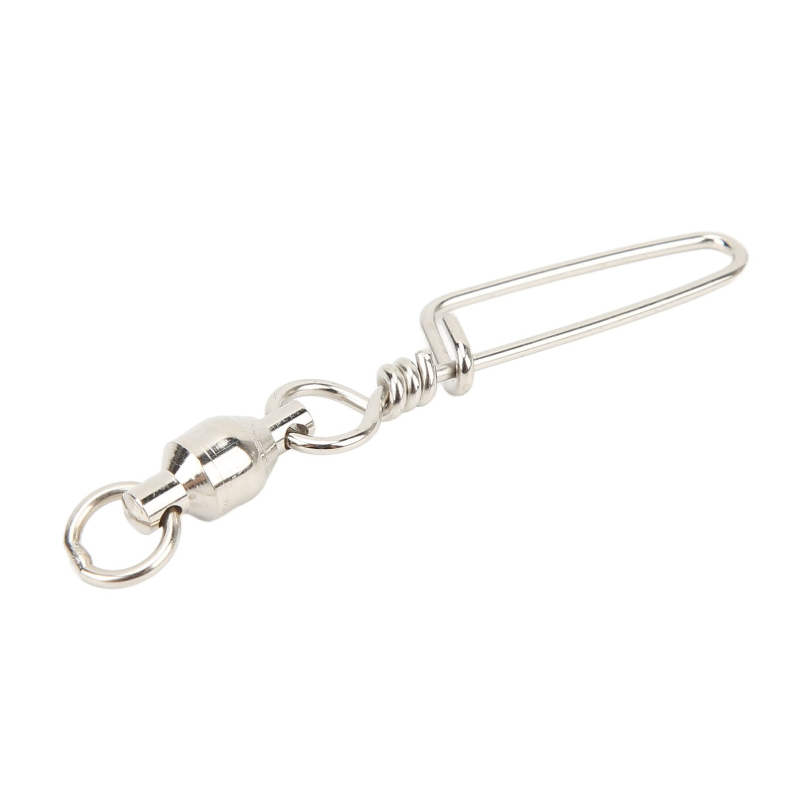 HOT (7)20PCS Fishing Snap Swivels Stainless Steel High Strength B Type Ball BJ