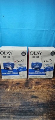 Olay Regenerist Hyaluronic + Refreshing Gel Cleanser Duo Pack  Lot Of 2
