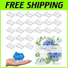 Clear Acrylic Display Stand - Name Card Holder - 100 Pcs