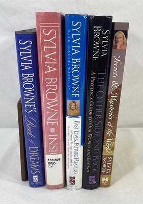 Mixed Lot 5 Bks-1 PB 4 HC- by Sylvia Browne Psychic Medium Past Lives After Life