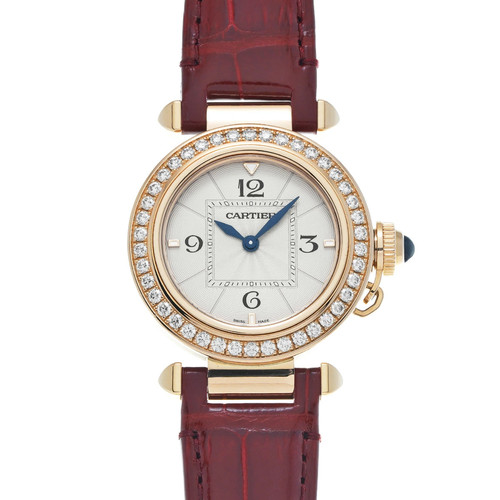 CARTIER Pasha De Cartier WJPA0017 Silver Men's Used Watch #6102