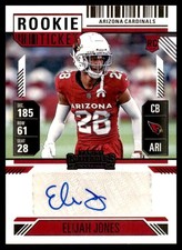 2024 Panini Contenders - Rookie Ticket Elijah Jones #262  (AU, RC)