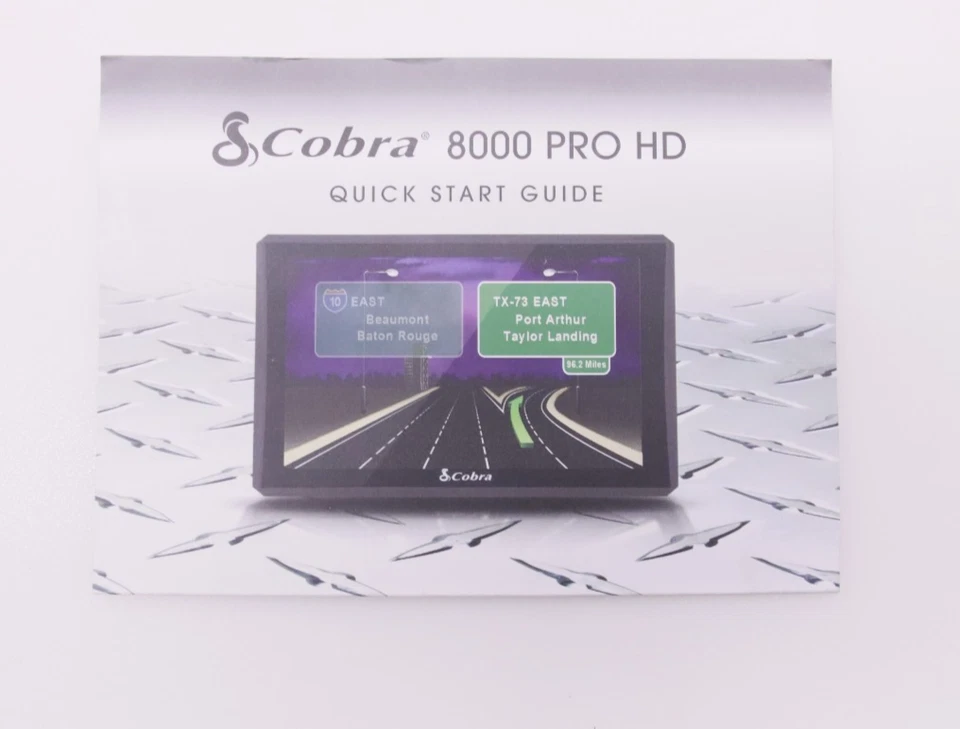 COBRA 8000 Pro HD GPS Navigation Trucker Routing 7" Touch Screen AURA - Image 3 of 4
