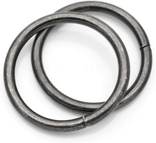 O-Ring Findings Metal Non-Welded O Rings for Belts Bags Landyard DIY Leather Han
