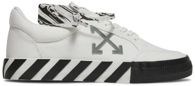 OFF-WHITE Vulc Low White Grey OMIA085F21FAB0010155