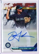 2016 BOWMAN'S BEST DREW JACKSON AUTOGRAPH