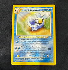 Light Vaporeon [1st Edition] #52 Prices | Pokemon Neo Destiny