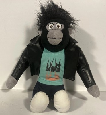 Sing 2 Johnny der Gorilla 13 Zoll Plüschtier Kuscheltier Rauchfrei Gut erhalten!