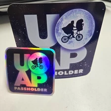 Universal Studios UOAP Passholder ET Magnet with FREE holo Decal! (Aftermarket!)