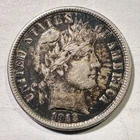 1913-S Barber Dime Semi Key Date Silver Sharp Details Better Grade Toned