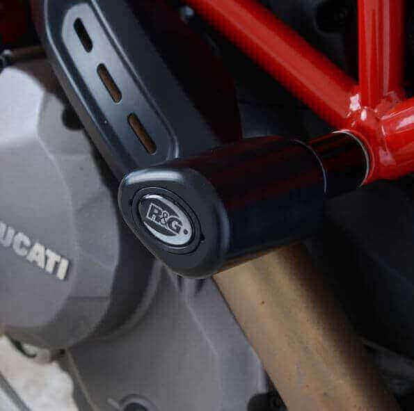 Protection de cadre R&G CP0470BL anti-chute pour Ducati Desert X noir