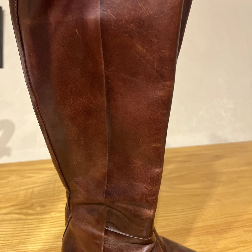 Botas FRYE vintage para mujer, tacón apilado de 3", hechas en EE. UU., talla 8 Foto 3 de 4