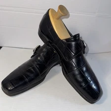 Brandini Genuine Alligator Shoes Size 10.5 N Handmade In Italy With Trees