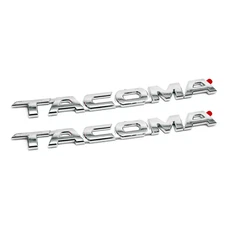 2pcs Left & Right Door Side Badge Emblems Letters For 2005-2015 Tacoma Nameplate