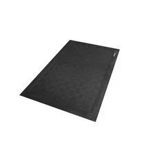 M A MATTING 370035900 Cushion Station Mat, Black 3.2' x 5.3'